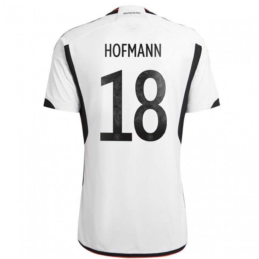 メンズドイツヨナス・ホフマン#18ホワイト ブラックホームシャツ22-24ジャージー