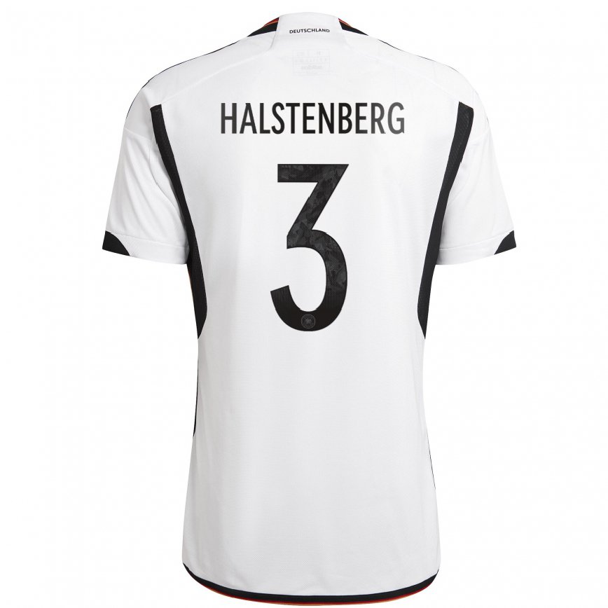 メンズドイツマルツェル・ハルステンベルク#3ホワイト ブラックホームシャツ22-24ジャージー