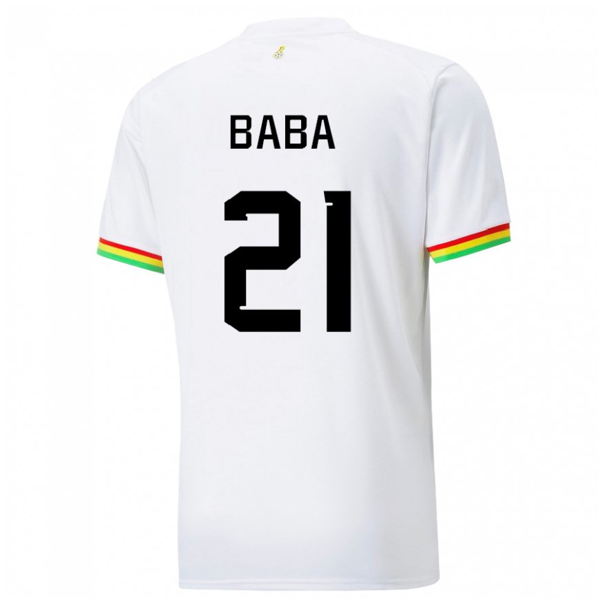 メンズガーナイドリス・ババ#21ホワイトホームシャツ22-24ジャージー