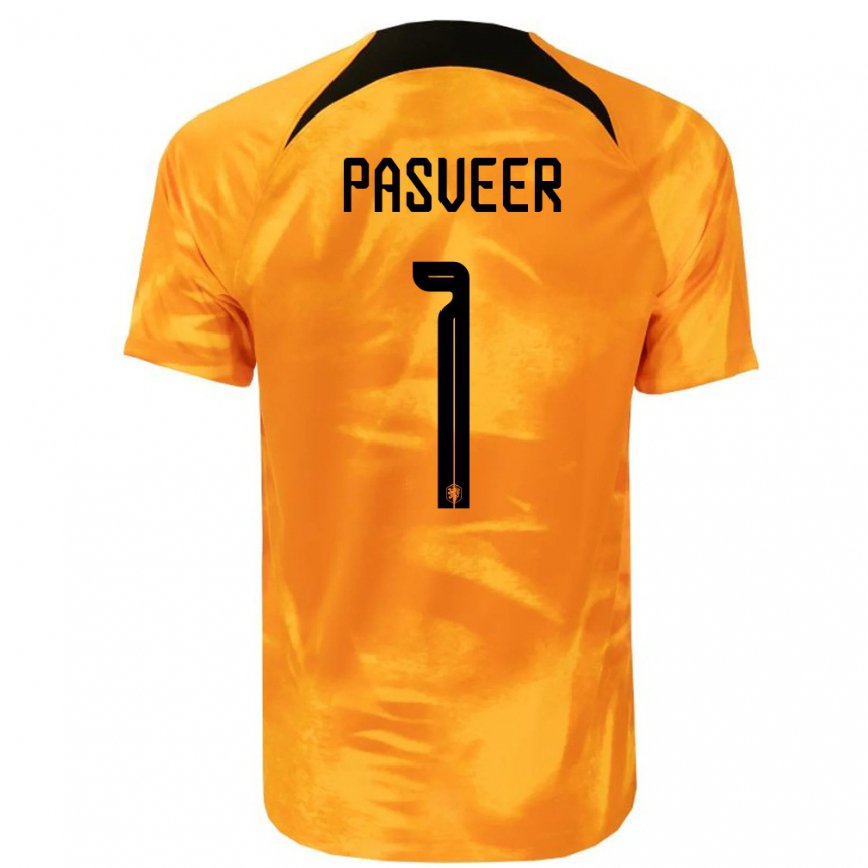 メンズオランダレムコ・パスフェール#1レーザーオレンジホームシャツ22-24ジャージー
