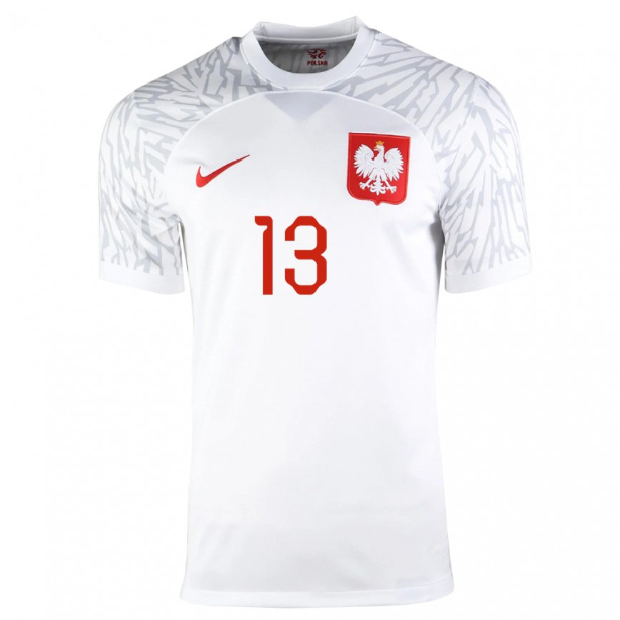 メンズポーランドアルカディウシュ・レツァ#13ホワイトホームシャツ22-24ジャージー