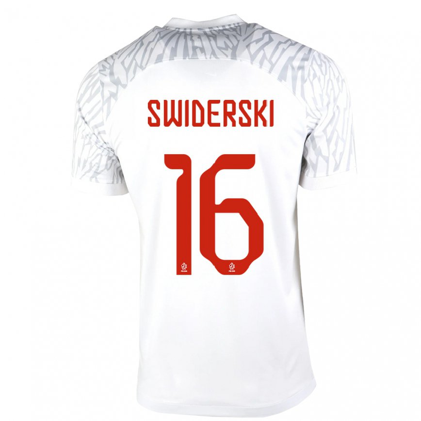 メンズポーランドカロル・シフィデルスキ#16ホワイトホームシャツ22-24ジャージー
