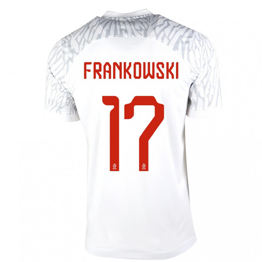 メンズポーランドプジェミスワフ・フランコフスキ#17ホワイトホームシャツ22-24ジャージー