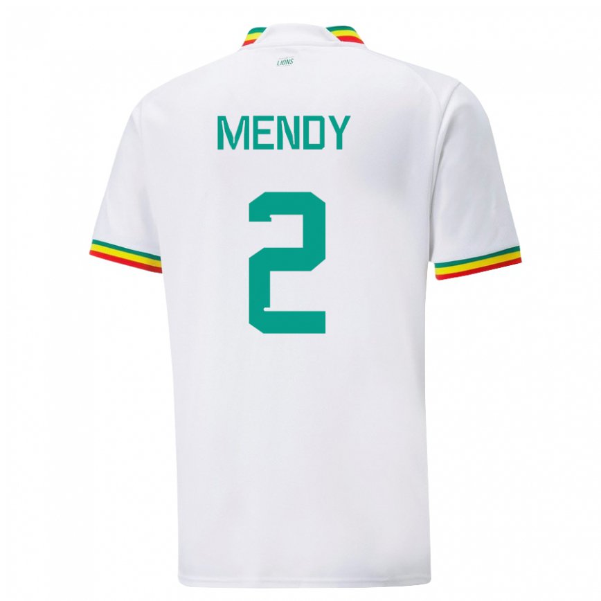 メンズセネガルフォルモーゼ・メンディ#2ホワイトホームシャツ22-24ジャージー