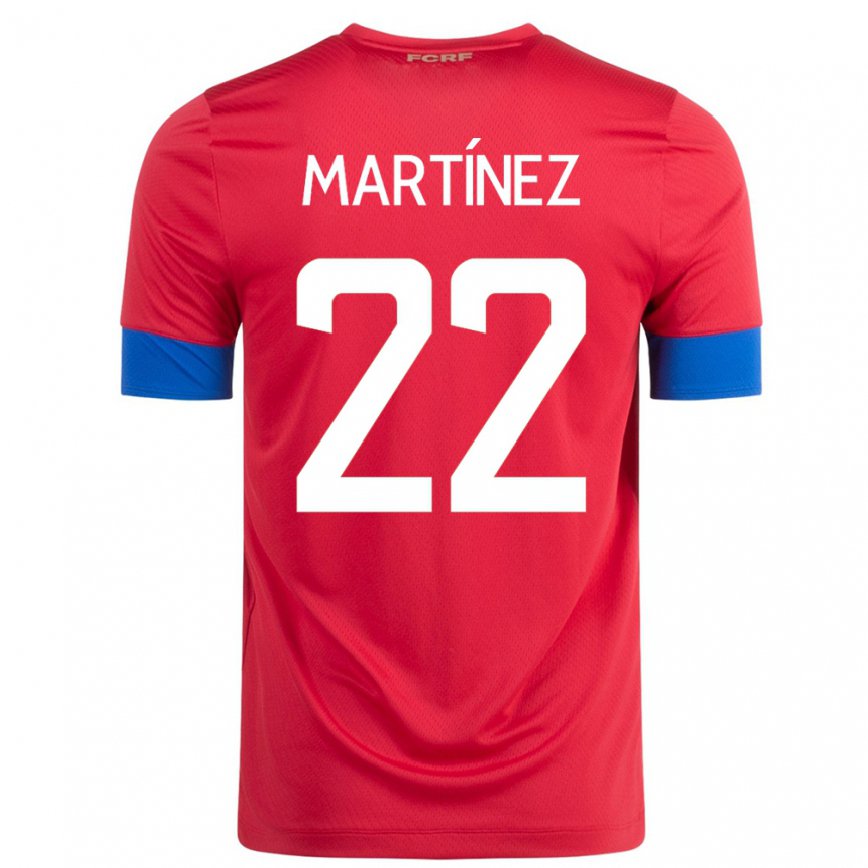 メンズコスタリカカルロス・マルティネス#22レッドホームシャツ22-24ジャージー