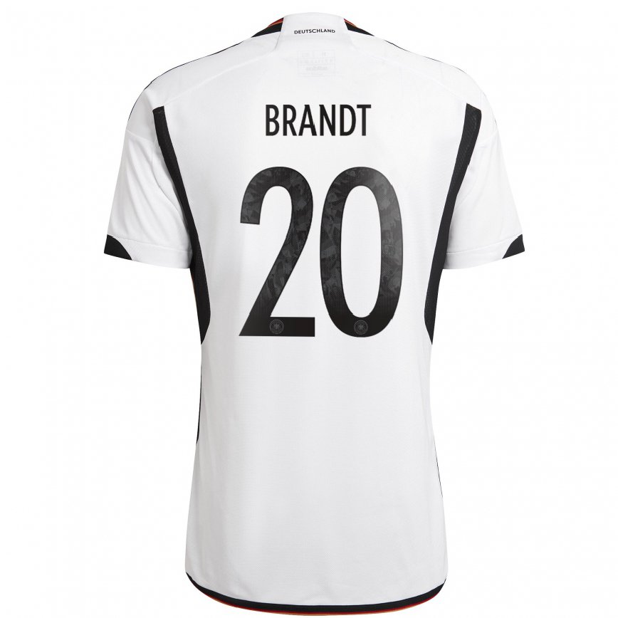 レディースドイツユリアン・ブラント#20ホワイト ブラックホームシャツ22-24ジャージー
