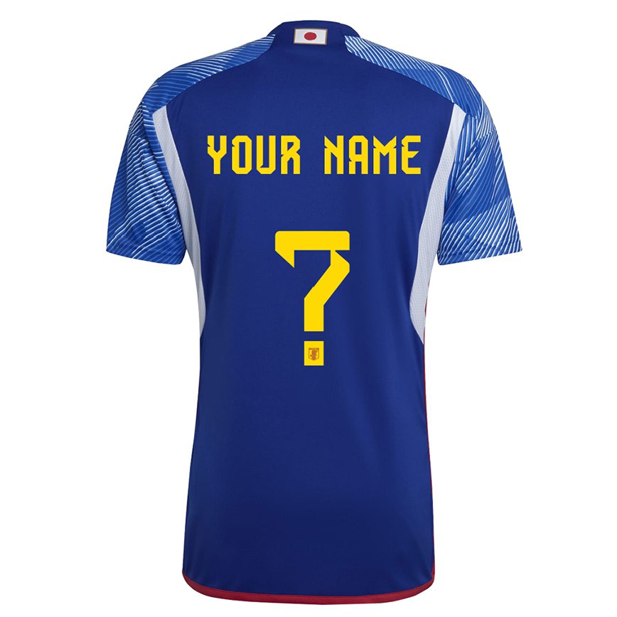 レディース日本あなたの名前#0ロイヤルブルーホームシャツ22-24ジャージー