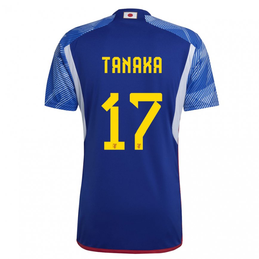 レディース日本田中碧#17ロイヤルブルーホームシャツ22-24ジャージー