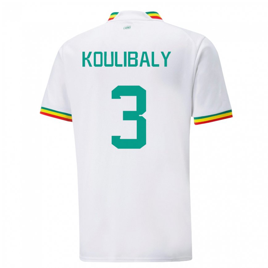 レディースセネガルカリドゥ・クリバリ#3ホワイトホームシャツ22-24ジャージー