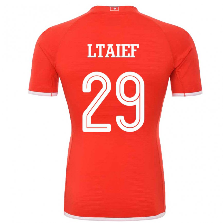 レディースチュニジアサイファラー・ルタイエフ#29レッドホームシャツ22-24ジャージー