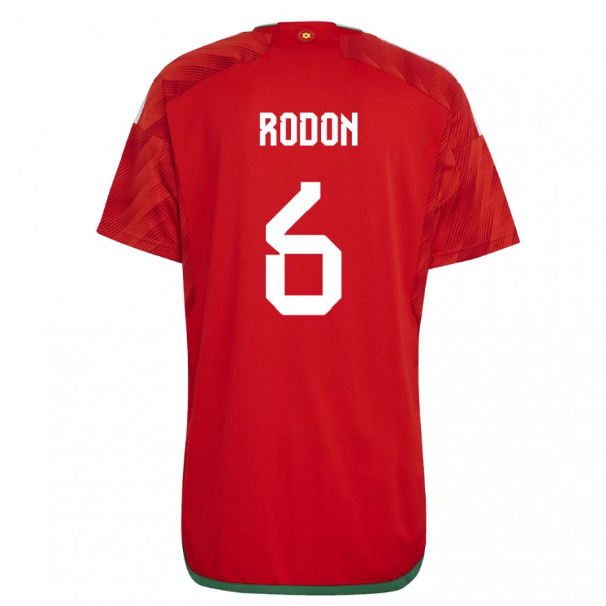 レディースウェールズジョー・ロドン#6レッドホームシャツ22-24ジャージー