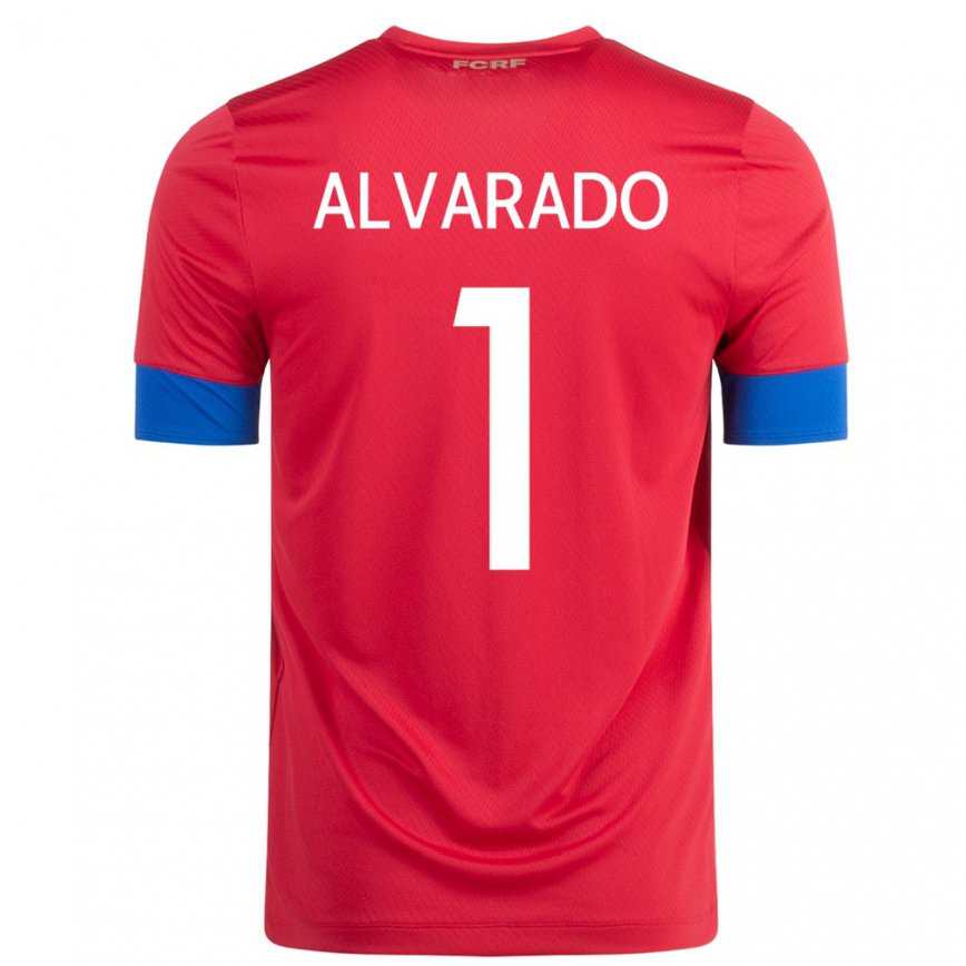 レディースコスタリカエステバン・アルバラード#1レッドホームシャツ22-24ジャージー