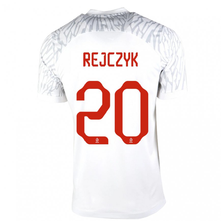 キッズポーランドフィリップ・レイチク#20白ホームシャツ22-24ジャージー