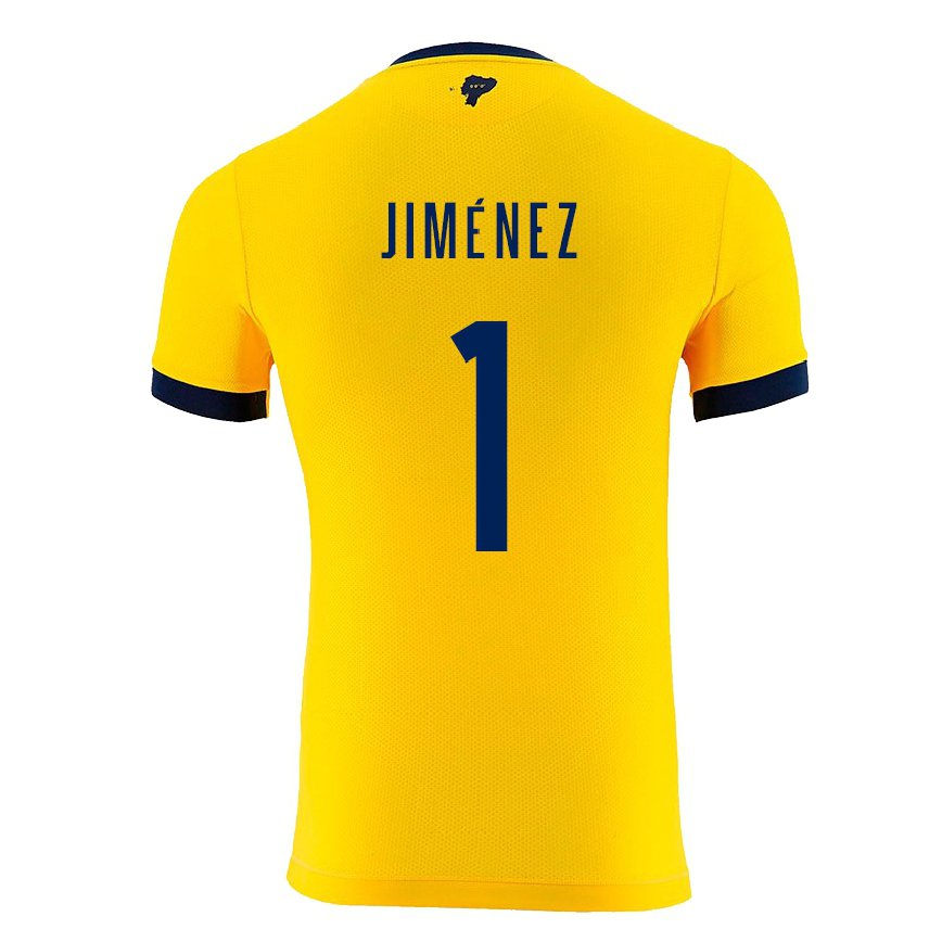 キッズエクアドルトニー・ヒメネス#1黄色ホームシャツ22-24ジャージー