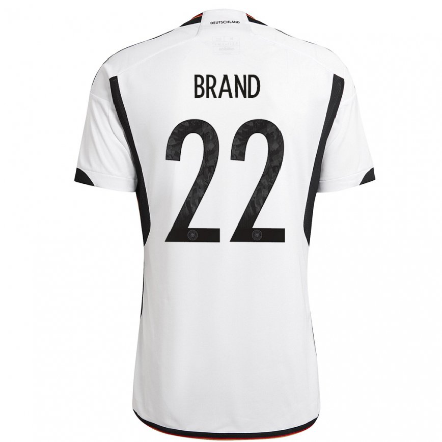 キッズドイツジュール・ブラント#22白黒ホームシャツ22-24ジャージー