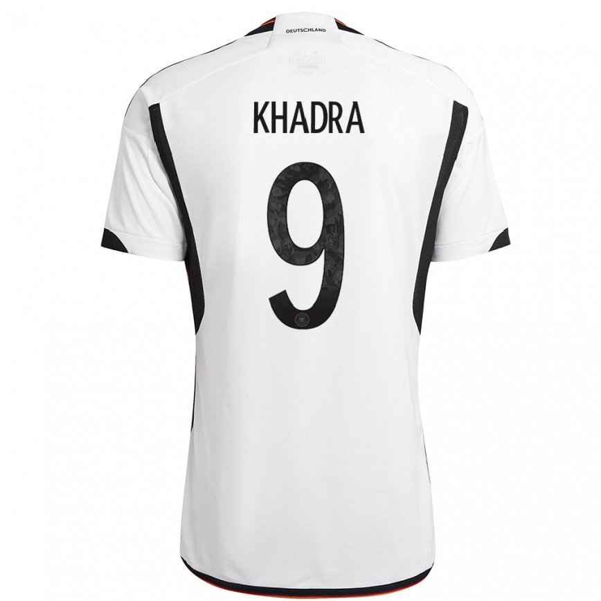 キッズドイツレダ・カドラ#9白黒ホームシャツ22-24ジャージー