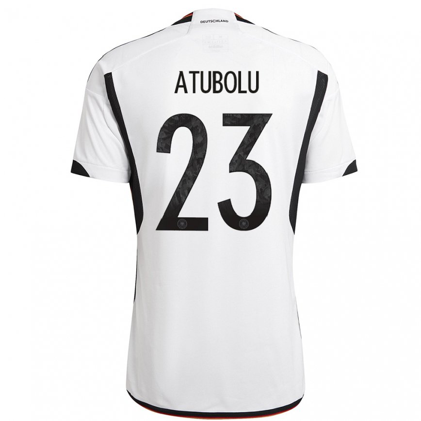 キッズドイツノア・アトゥボル#23白黒ホームシャツ22-24ジャージー