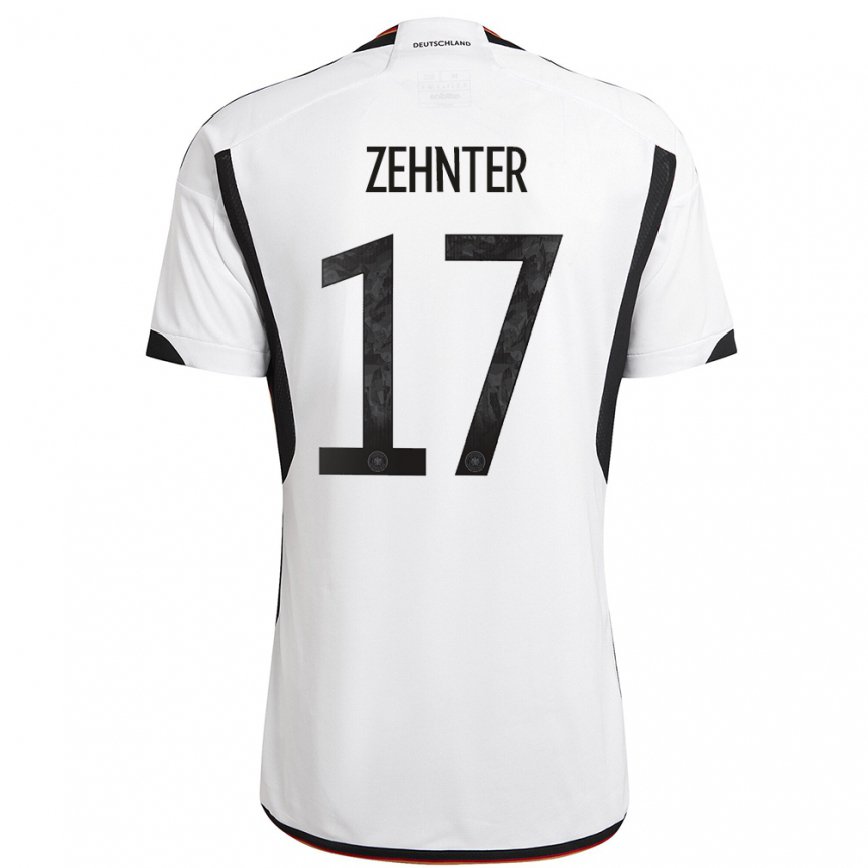 キッズドイツアーロン・ツェーンター#17白黒ホームシャツ22-24ジャージー
