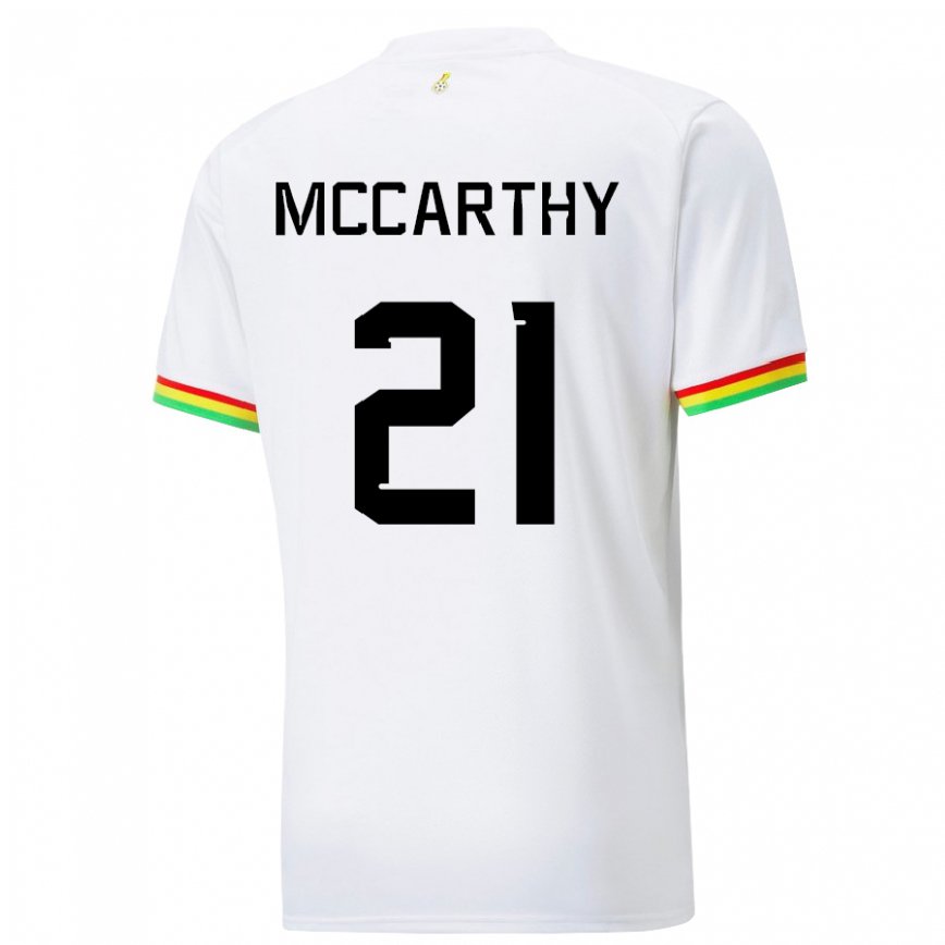 キッズガーナケリー・マッカーシー#21白ホームシャツ22-24ジャージー