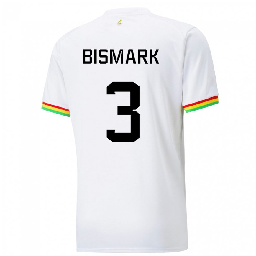 キッズガーナアニム・ビスマルク#3白ホームシャツ22-24ジャージー