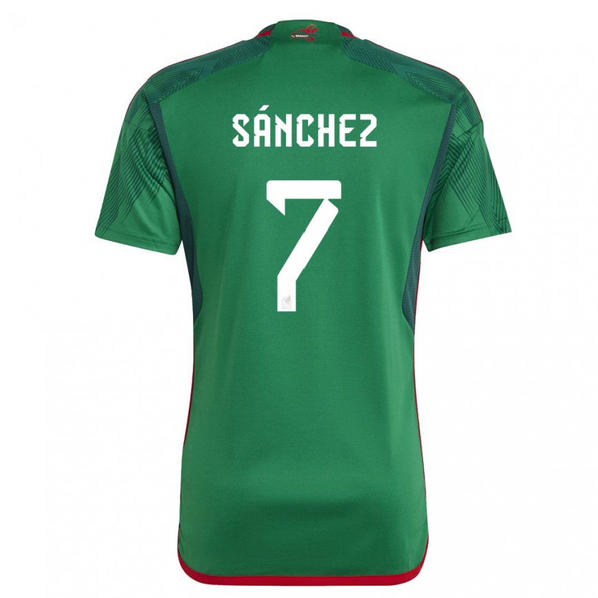 キッズメキシコマリア・サンチェス#7緑ホームシャツ22-24ジャージー