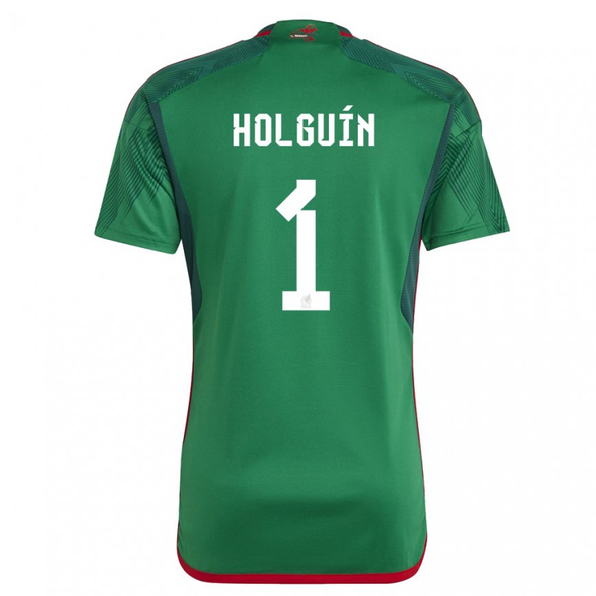 キッズメキシコヘクター・オルギン#1緑ホームシャツ22-24ジャージー