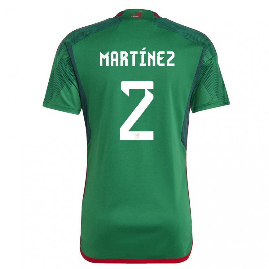キッズメキシコエミリオ・マルティネス#2緑ホームシャツ22-24ジャージー