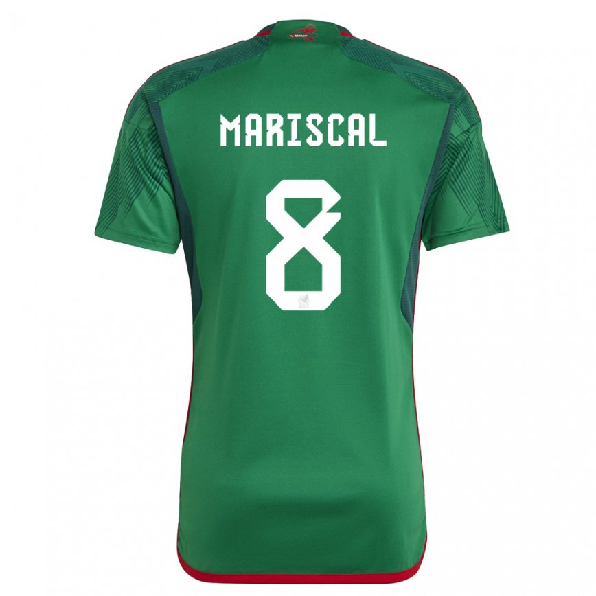 キッズメキシコサルバドール・マリスカル#8緑ホームシャツ22-24ジャージー