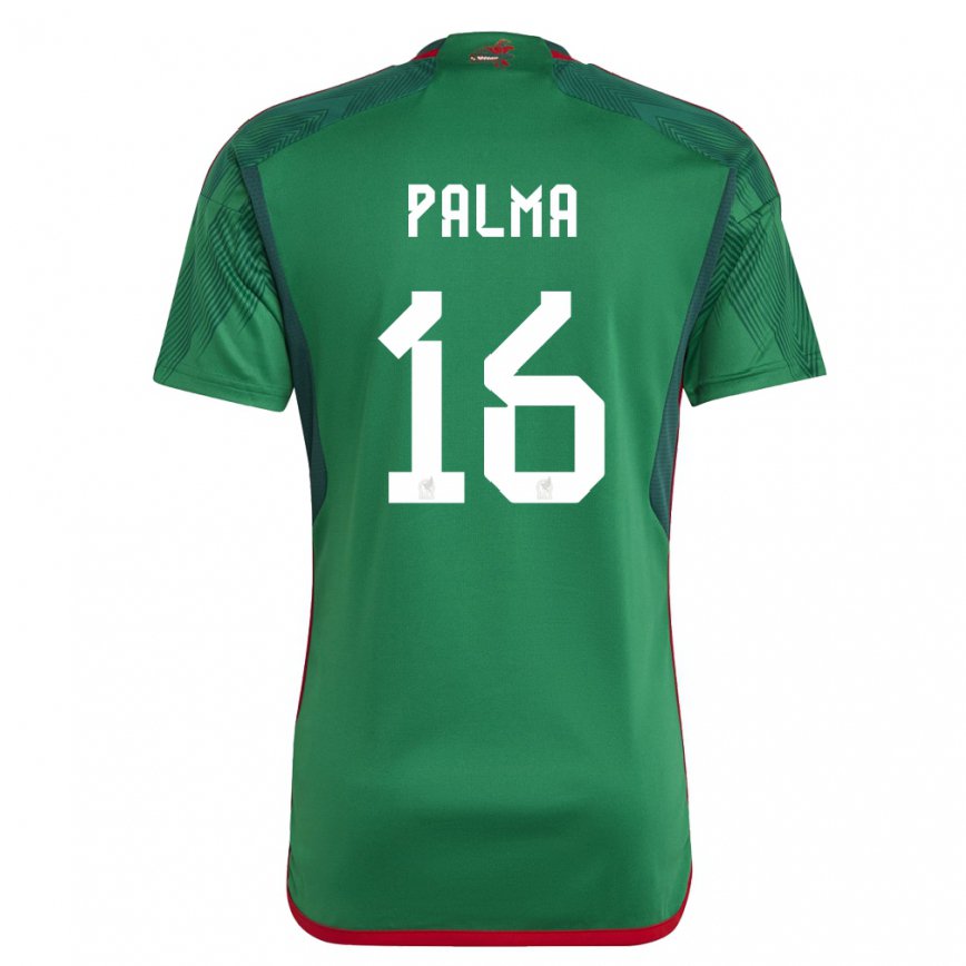 キッズメキシコラファエル・パルマ#16緑ホームシャツ22-24ジャージー