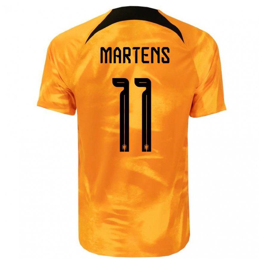 メンズオランダリーケ・マルテンス#11レーザーオレンジホームシャツ22-24ジャージー