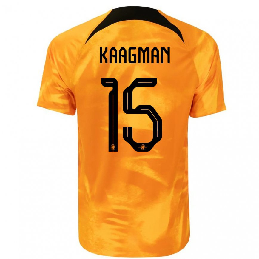 メンズオランダイネッサ・カーフマン#15レーザーオレンジホームシャツ22-24ジャージー