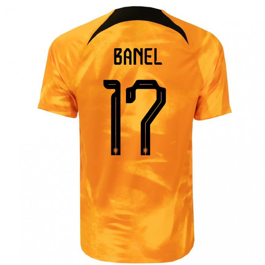 メンズオランダヤイドン・バネル#17レーザーオレンジホームシャツ22-24ジャージー