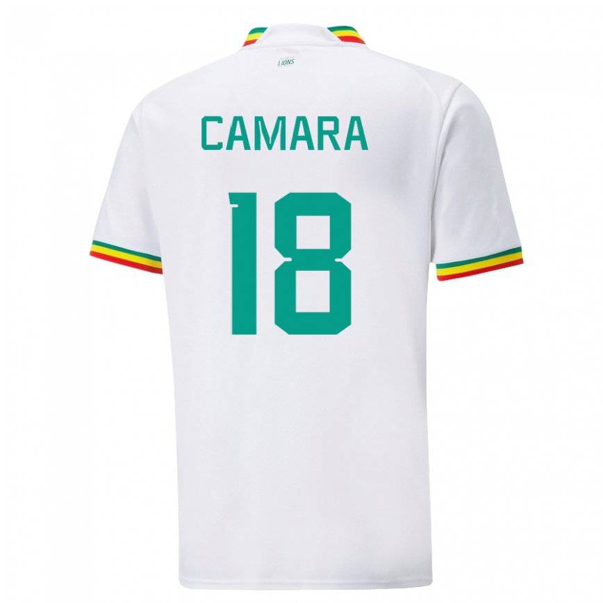 メンズセネガルメタ・カマラ#18白ホームシャツ22-24ジャージー