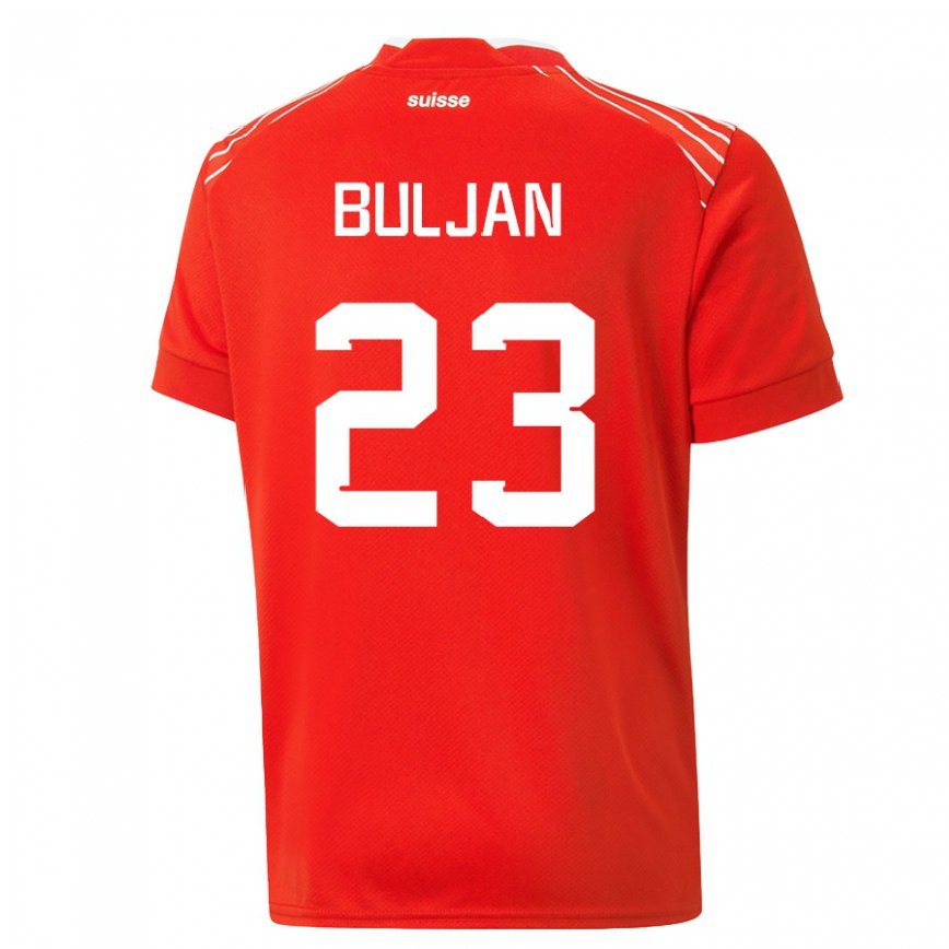 メンズスイスレオ・ブルジャン#23赤ホームシャツ22-24ジャージー