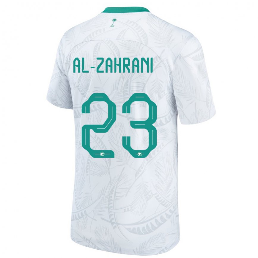 メンズサウジアラビアタハニ・アル・ザハラニ#23白ホームシャツ22-24ジャージー
