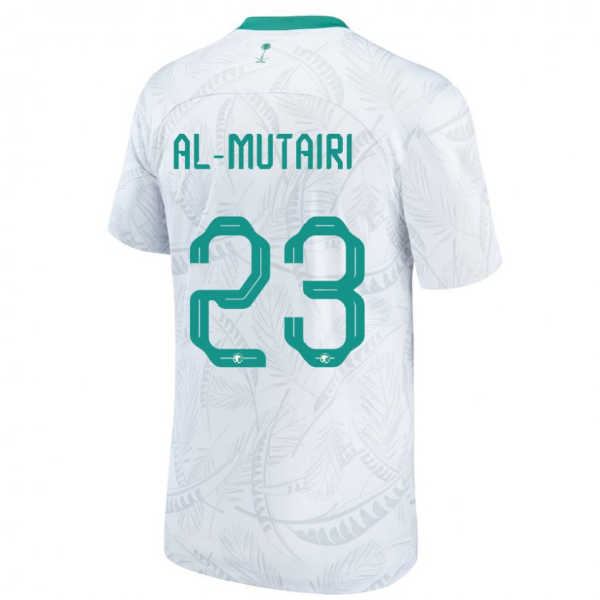 メンズサウジアラビアトゥルキ・アル・ムタイリ#23白ホームシャツ22-24ジャージー