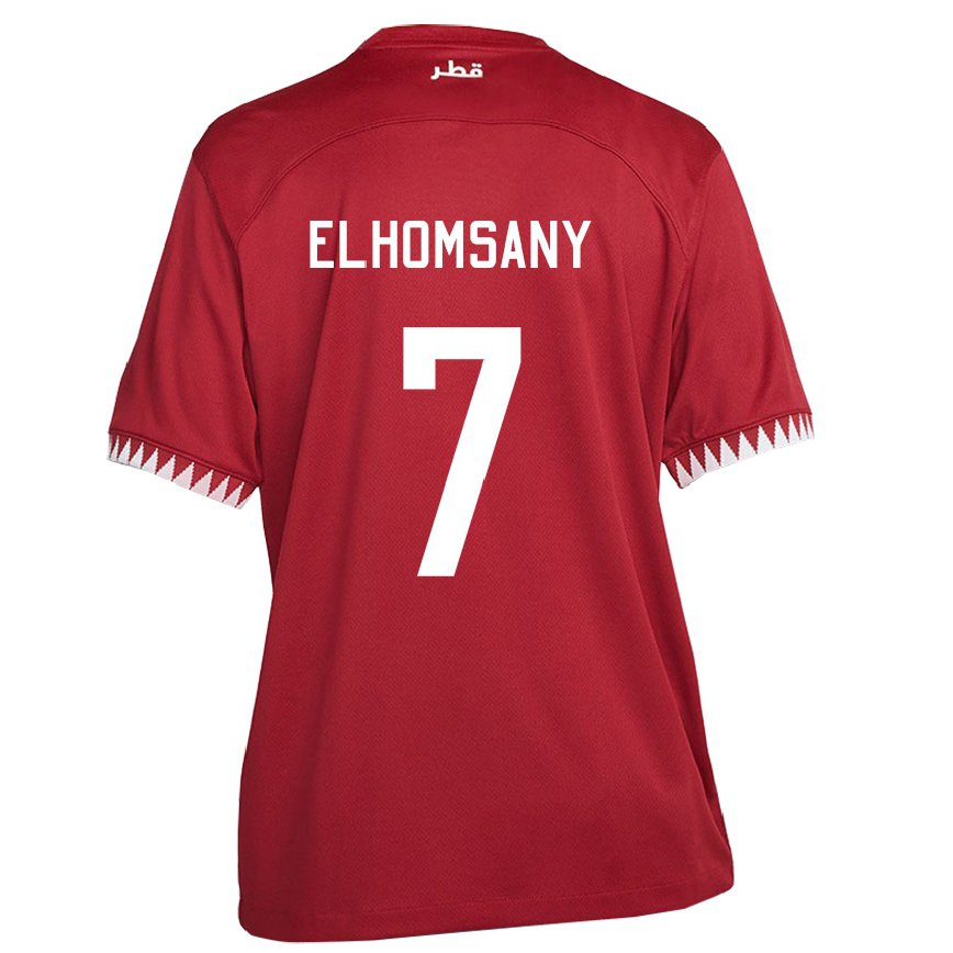 メンズカタールヤスミン・エルホムサニー#7あずき色ホームシャツ22-24ジャージー