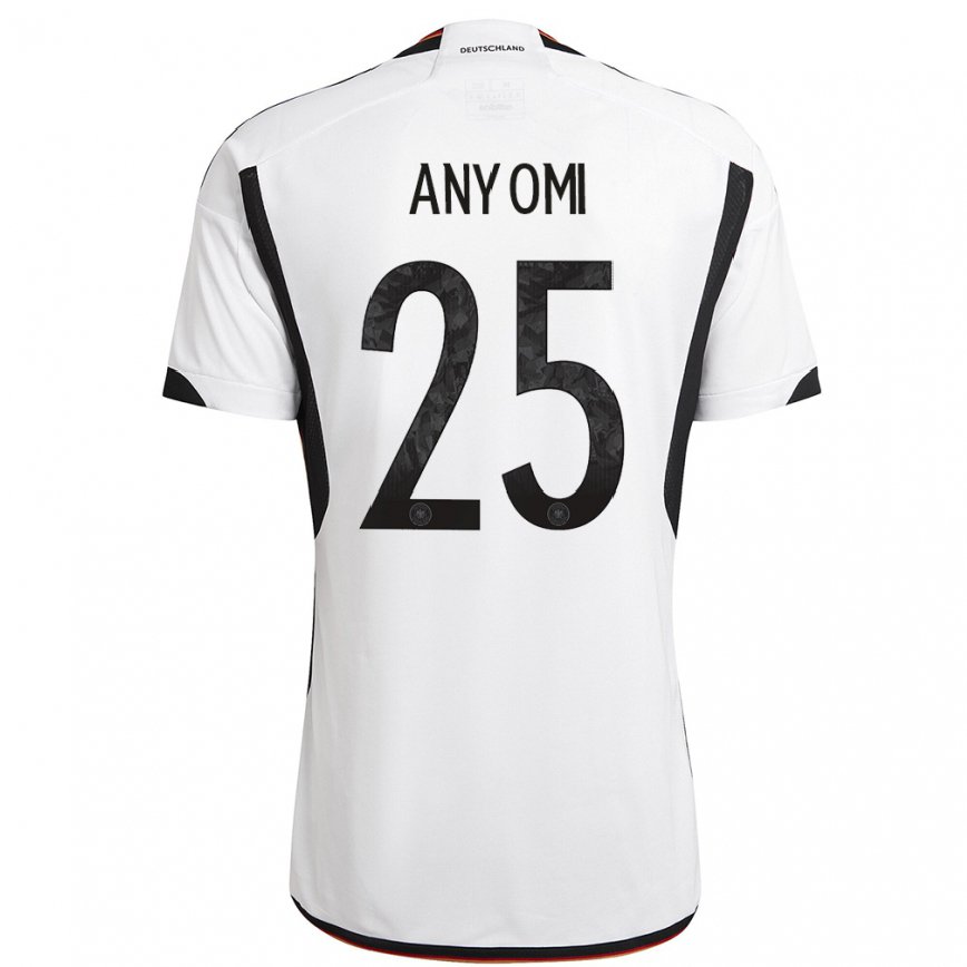 メンズドイツニコール・アニョミ#25白黒ホームシャツ22-24ジャージー