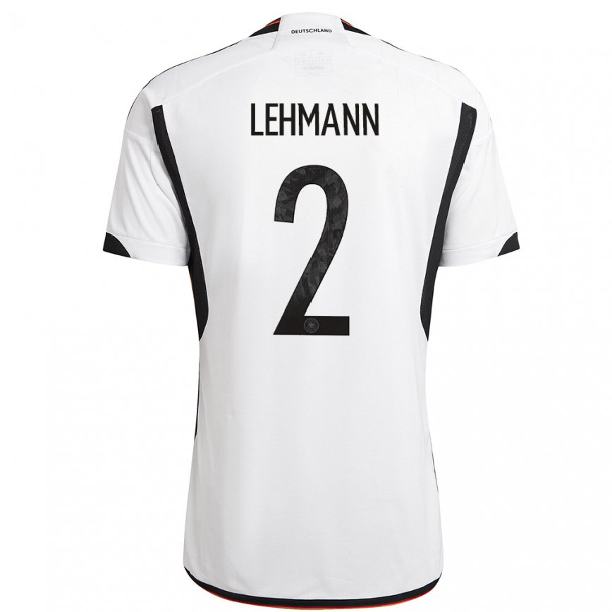 メンズドイツポール・レーマン#2白黒ホームシャツ22-24ジャージー