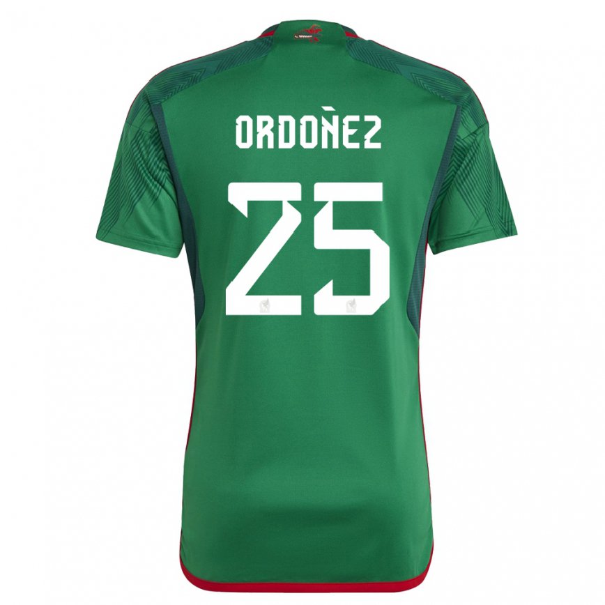 メンズメキシコダイアナ・オルドネス#25緑ホームシャツ22-24ジャージー