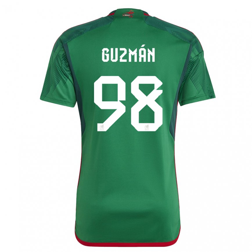 メンズメキシコキンバリー・グズマン#98緑ホームシャツ22-24ジャージー