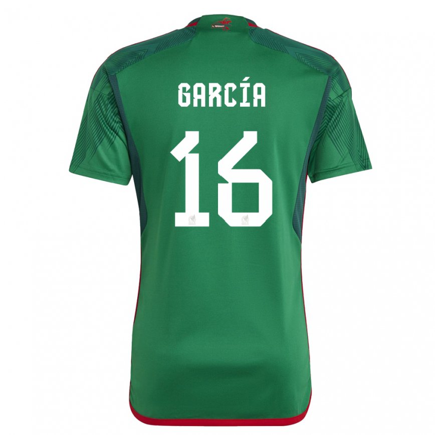 メンズメキシコウジエル・ガルシア#16緑ホームシャツ22-24ジャージー