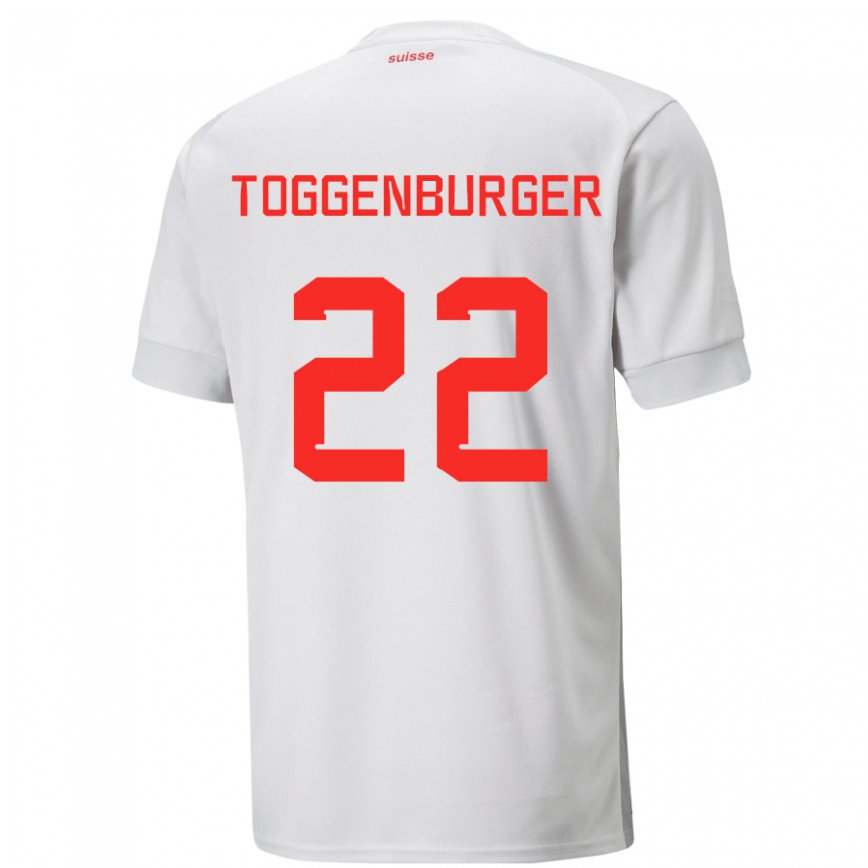 メンズスイスナンド・トッゲンバーガー#22白アウェイシャツ22-24ジャージー