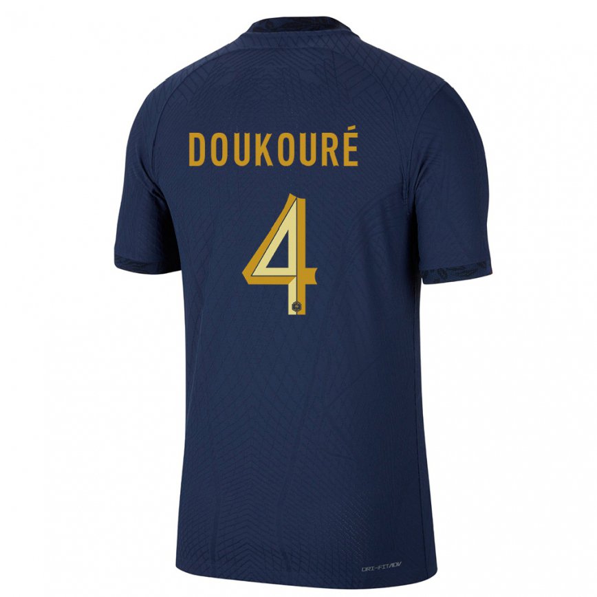 レディースフランスイスマエル・ドゥクレ#4紺ホームシャツ22-24ジャージー