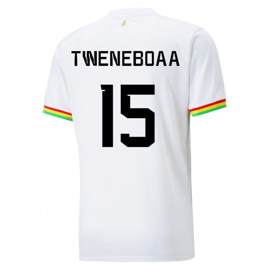レディースガーナジャスティス・トゥネボア#15白ホームシャツ22-24ジャージー