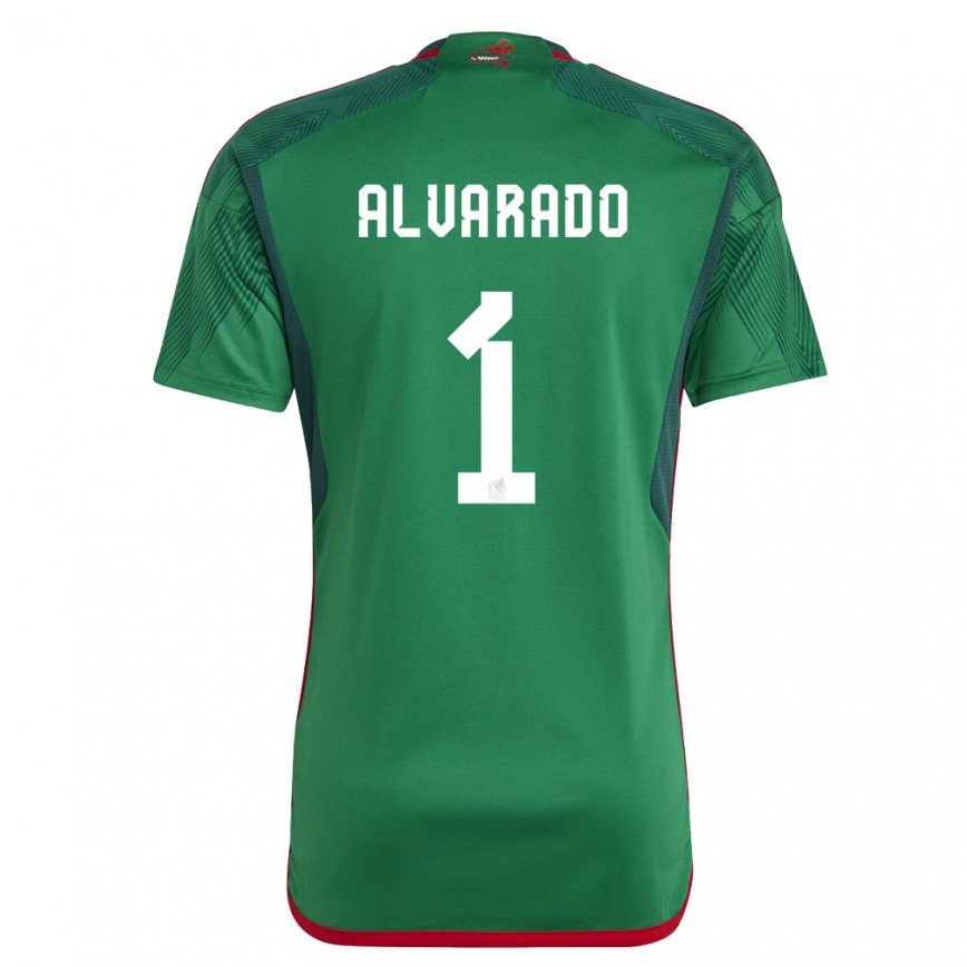 レディースメキシコエミリー・アルバラード#1緑ホームシャツ22-24ジャージー