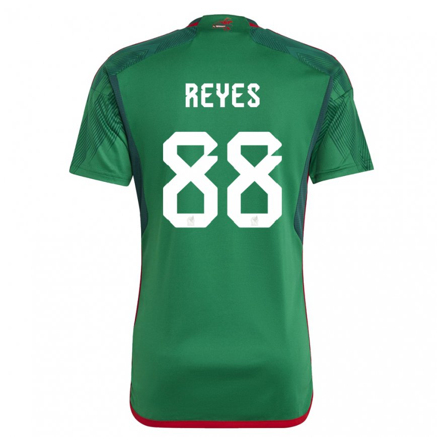 レディースメキシコマリカルメン・レイエス#88緑ホームシャツ22-24ジャージー