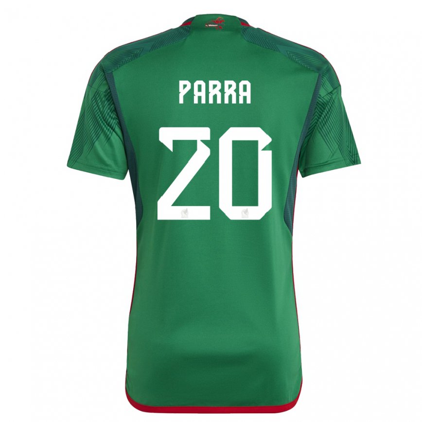 レディースメキシコロドリゴ・パラ#20緑ホームシャツ22-24ジャージー