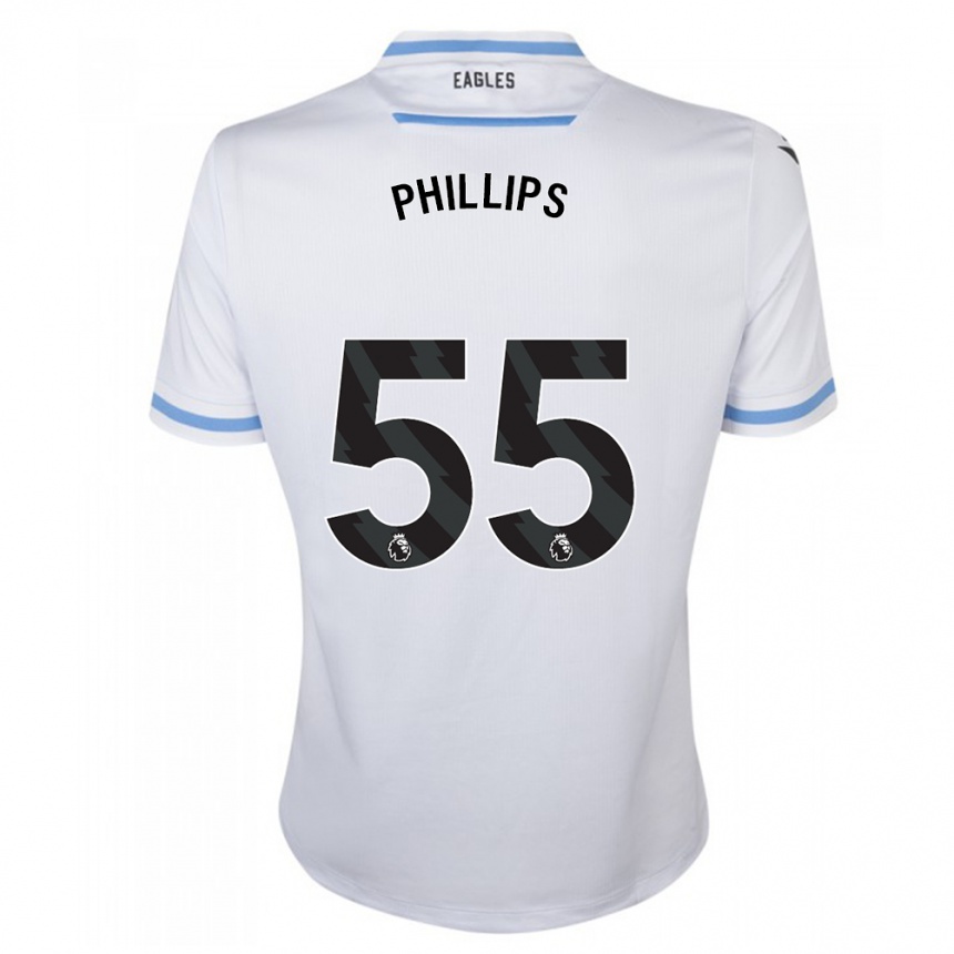 キッズフットボールキリアン・フィリップス#55白アウェイシャツ2023/24ジャージーユニフォーム