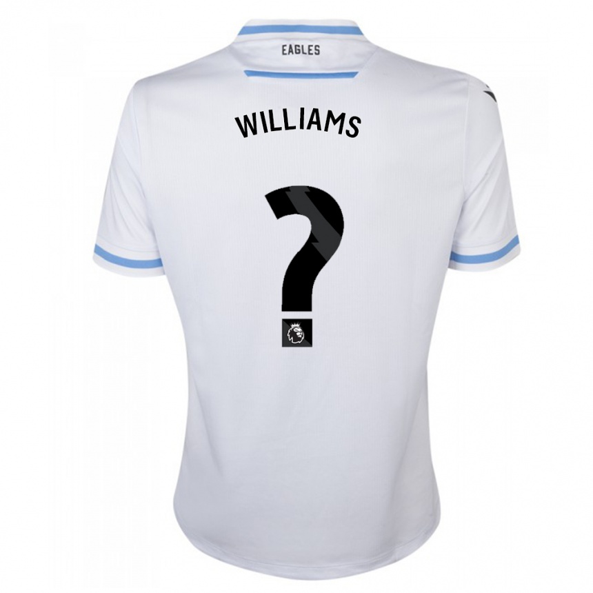 キッズフットボールバイト・ウィリアムズ#0白アウェイシャツ2023/24ジャージーユニフォーム